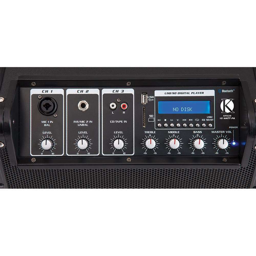 Kinsman Portable PA System - 15 Watt - Richards Guitars Of Stratford Upon Avon