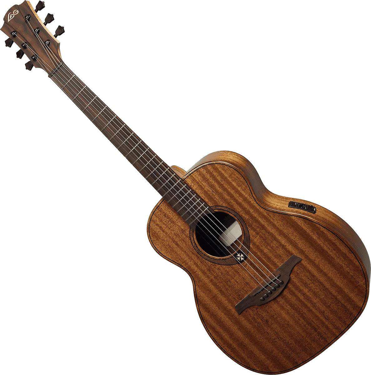 LAG Escapade L - KAE Left Handed KHAYA ELECTRO Acoustic Travel Guitar - Richards Guitars Of Stratford Upon Avon