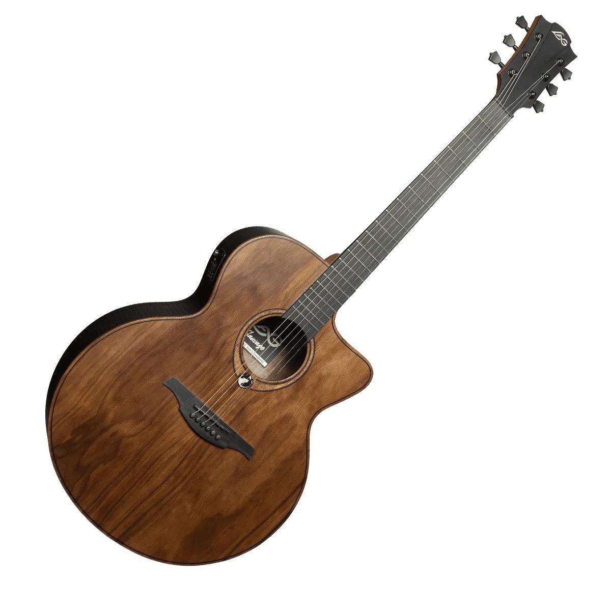 LAG Sauvage Jumbo Cutaway Acoustic - Electric - Richards Guitars Of Stratford Upon Avon