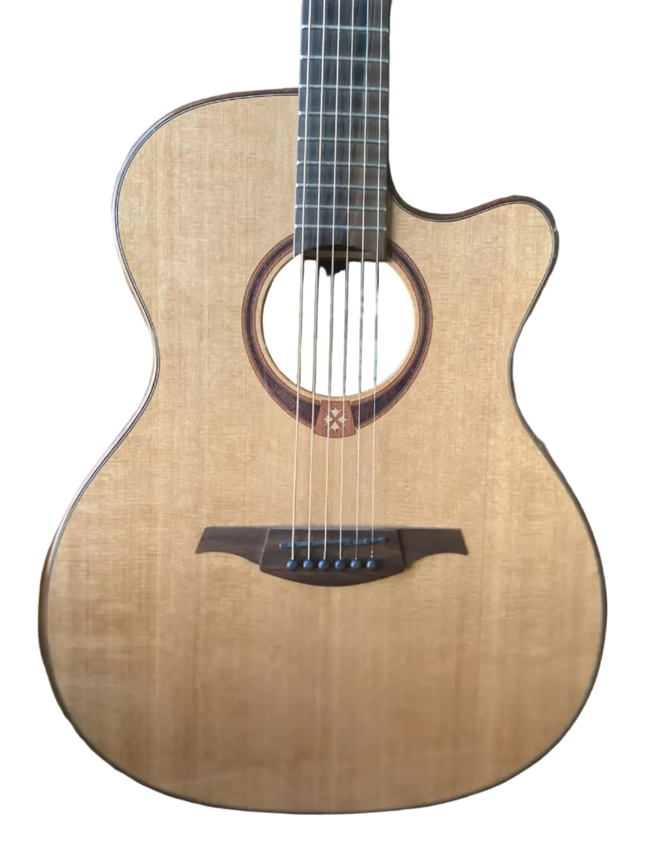 LAG TRAMONTANE 118 T118ASCE AUDITORIUM SLIM CUTAWAY ELECTRO - Richards Guitars Of Stratford Upon Avon