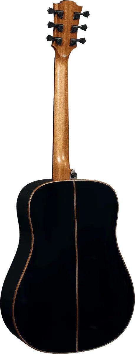 LAG TRAMONTANE 118 T118D - BLK DREADNOUGHT BLACK - Richards Guitars Of Stratford Upon Avon