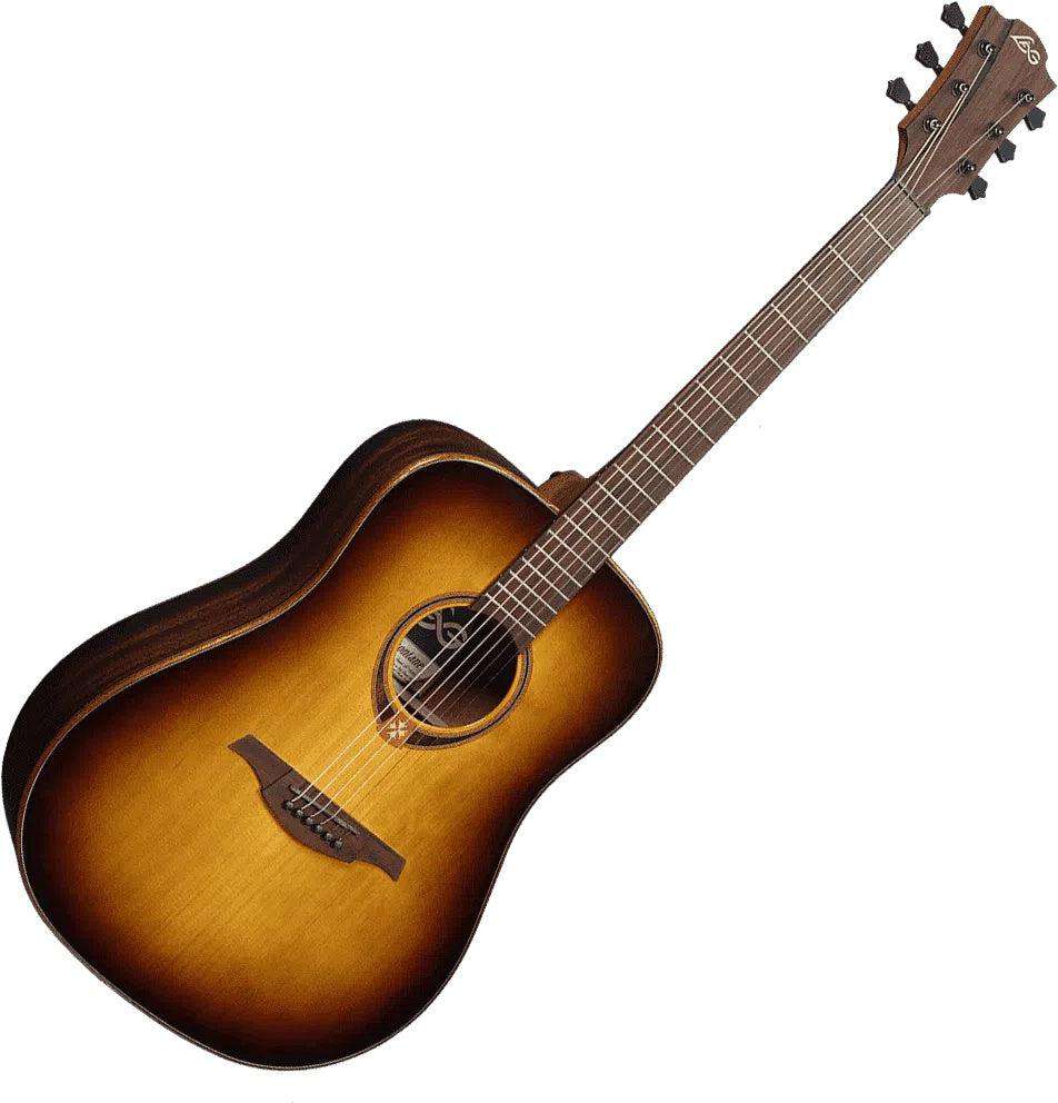 LAG TRAMONTANE 118 T118D - BRS DREADNOUGHT BROWN SHADOW - Richards Guitars Of Stratford Upon Avon