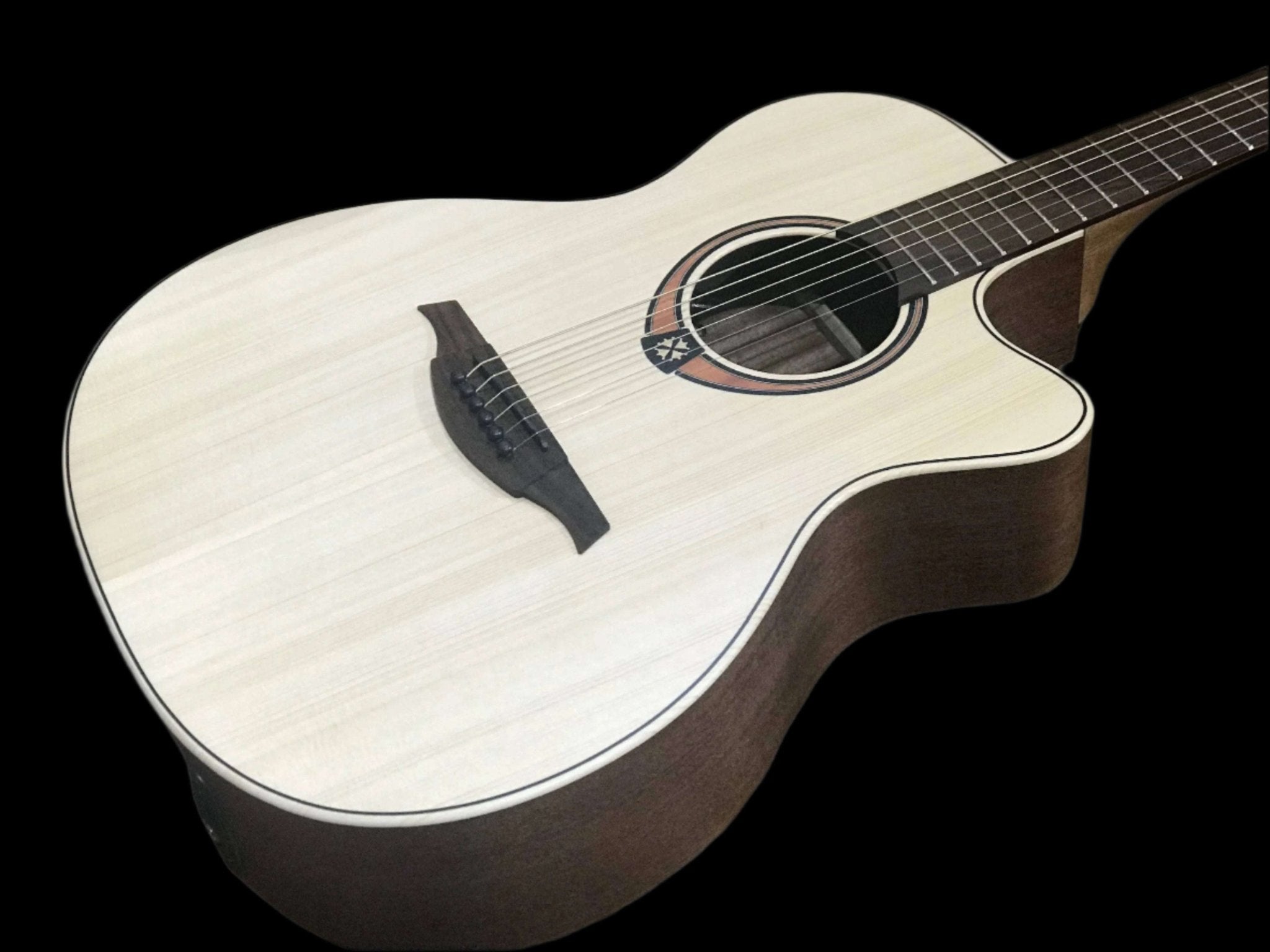 LAG TRAMONTANE T70ACE AUDITORIUM CUTAWAY ELECTRO - Richards Guitars Of Stratford Upon Avon
