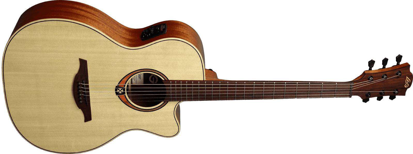 LAG TRAMONTANE T88ACE AUDITORIUM CUTAWAY ELECTRO - Richards Guitars Of Stratford Upon Avon