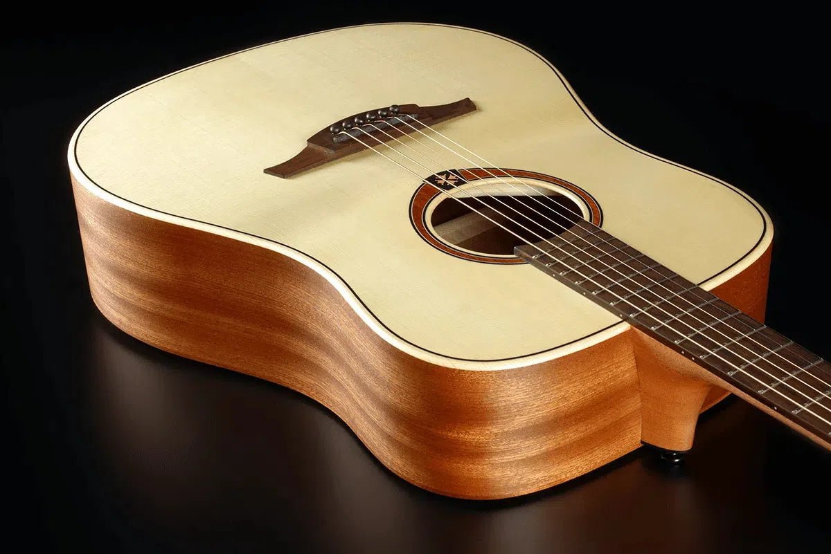 LAG TRAMONTANETL70D Left Handed DREADNOUGHT Acoustic Guitar - Richards Guitars Of Stratford Upon Avon