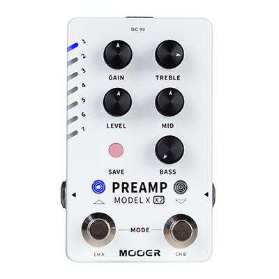 MOOER PREAMP MODEL X PREAMP PEDAL - Richards Guitars Of Stratford Upon Avon
