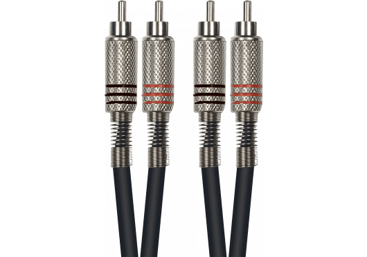 PATCH CABLE 3M 2 RCA M/2 RCA - Richards Guitars Of Stratford Upon Avon