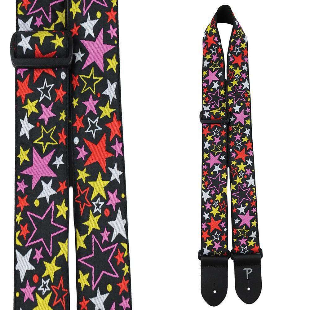 Perris Hope Collection Guitar Strap ~ Stars - Richards Guitars Of Stratford Upon Avon