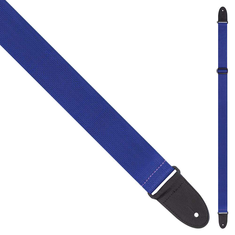 Perri's Polyester Pro Guitar Strap ~ Blue - Richards Guitars Of Stratford Upon Avon