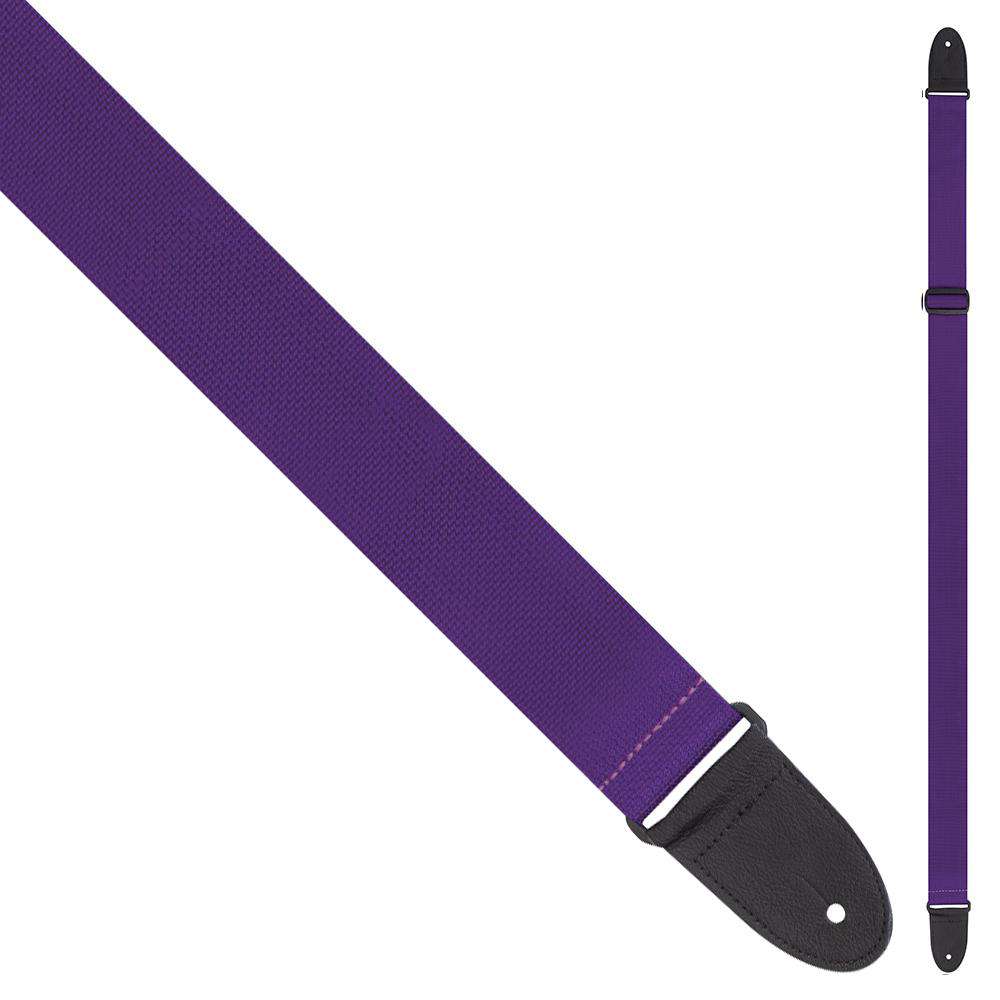Perri's Polyester Pro Guitar Strap ~ Purple - Richards Guitars Of Stratford Upon Avon