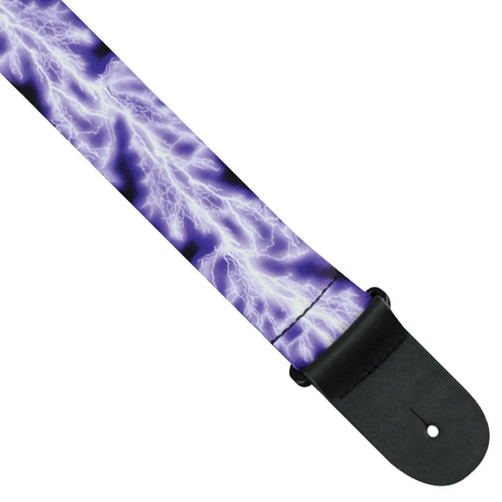 Perri's Polyester/Webbing Guitar Strap ~ Lightening - Richards Guitars Of Stratford Upon Avon