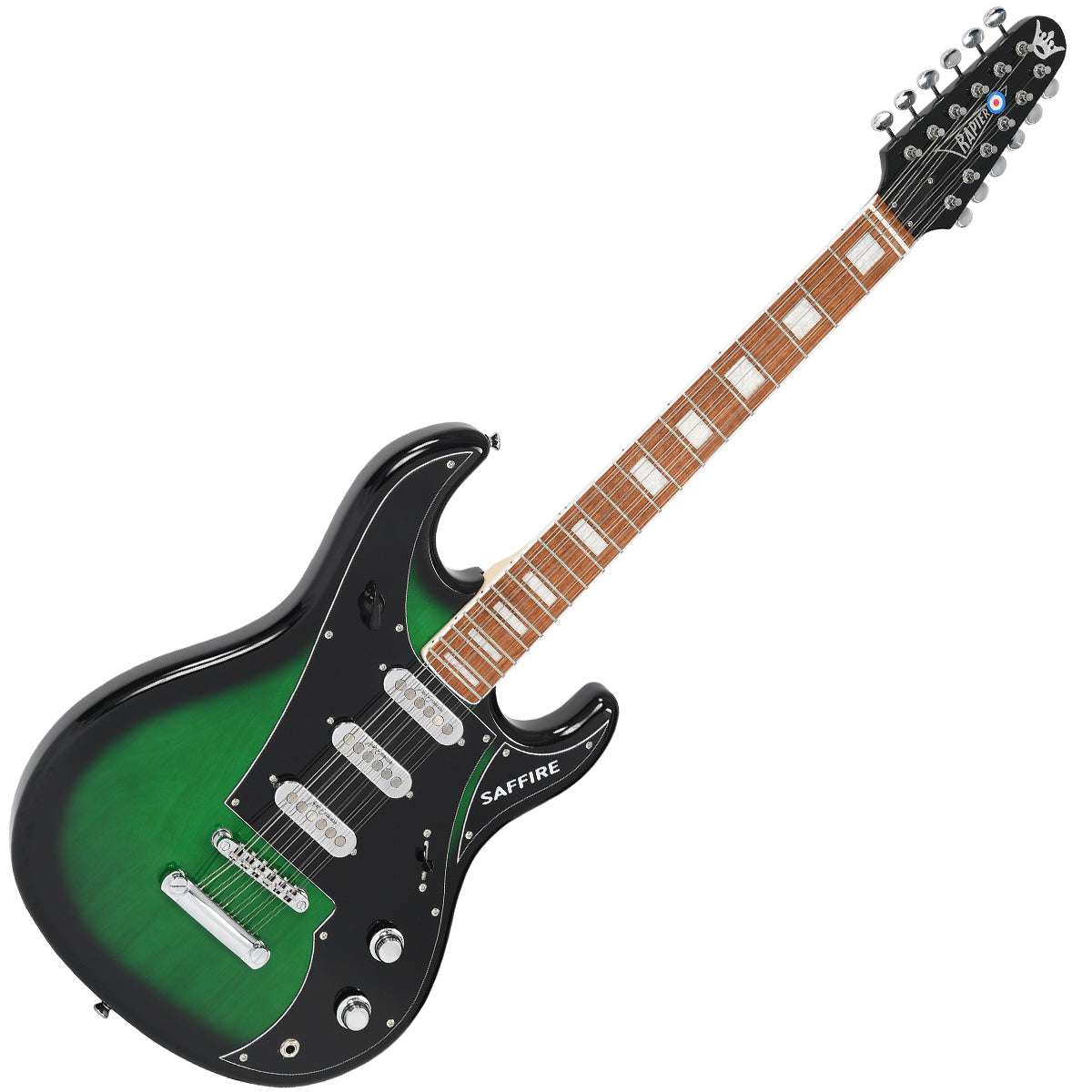 Rapier Saffire 12 String Electric Guitar ~ Greenburst - Richards Guitars Of Stratford Upon Avon