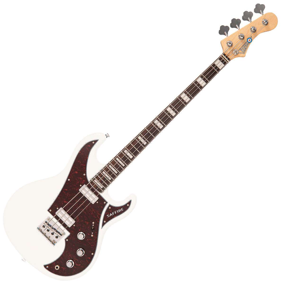 Rapier Saffire Bass Guitar ~ Arctic White - Richards Guitars Of Stratford Upon Avon