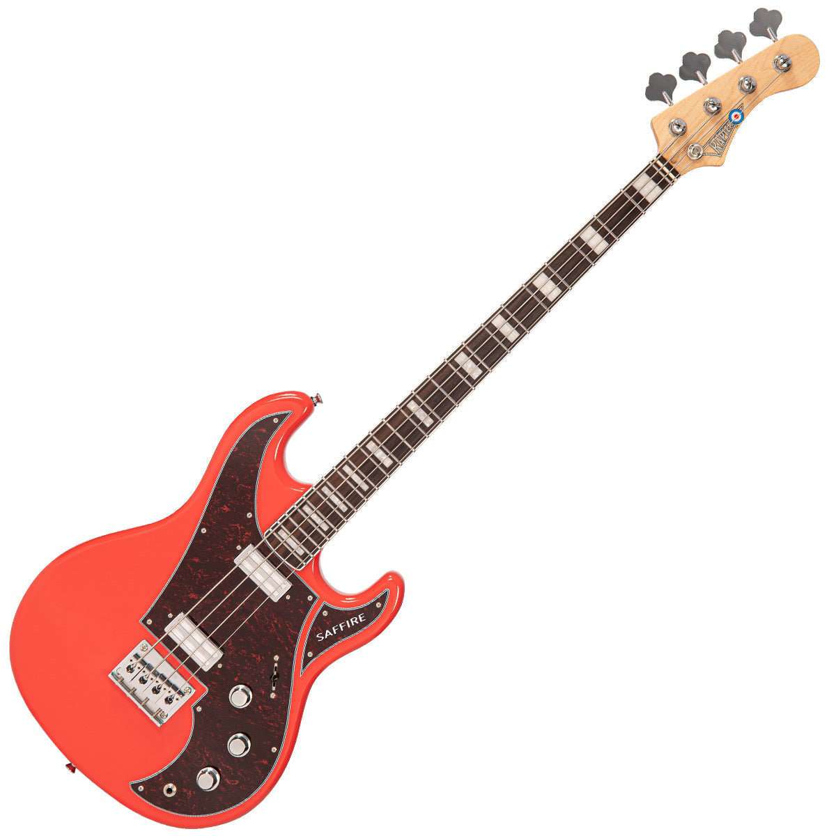 Rapier Saffire Bass Guitar ~ Fiesta Red - Richards Guitars Of Stratford Upon Avon