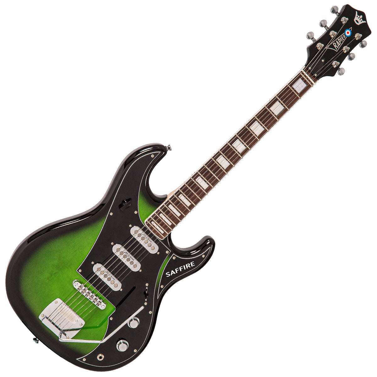Rapier Saffire Electric Guitar ~ Greenburst - Richards Guitars Of Stratford Upon Avon