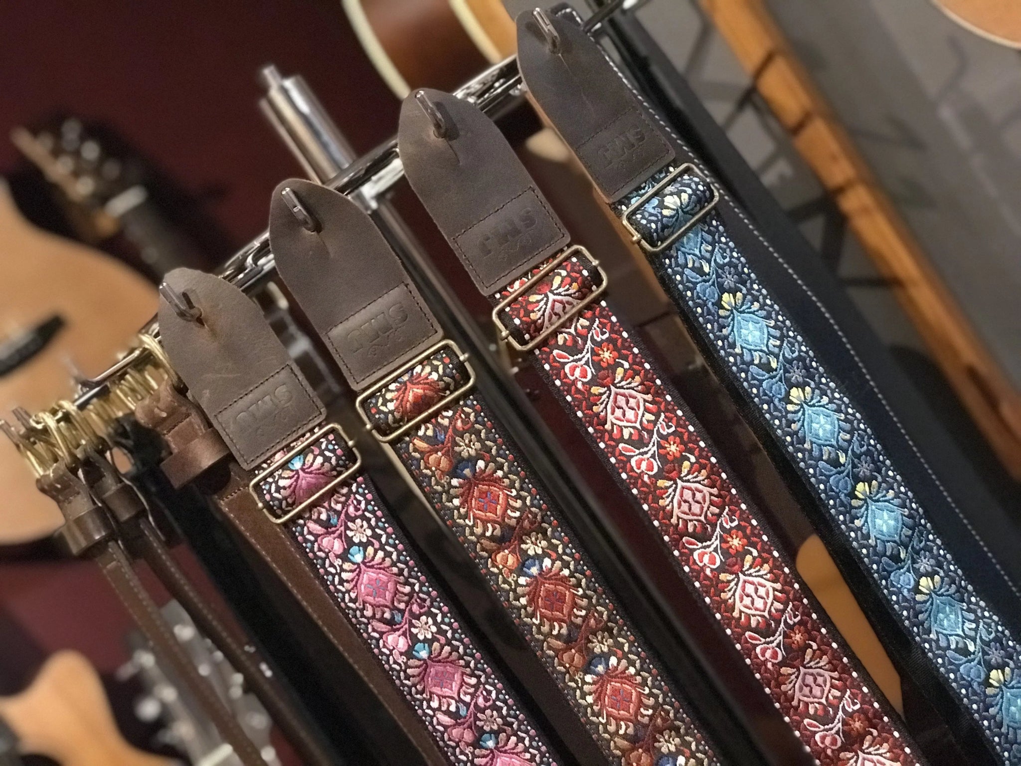 SMJ Reserve Collection "Adonis Blue" Guitar Strap - Richards Guitars Of Stratford Upon Avon