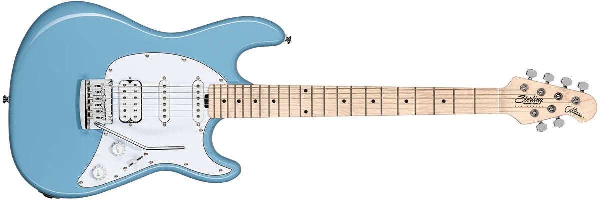 Sterling By Musicman SUBCUTLASS CT30 HSS CHOPPER BLUE MN - Richards Guitars Of Stratford Upon Avon