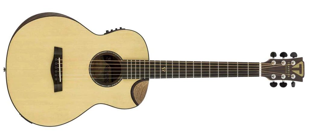 Traveler Redlands Concert Travel Electro Acoustic Natural - Richards Guitars Of Stratford Upon Avon