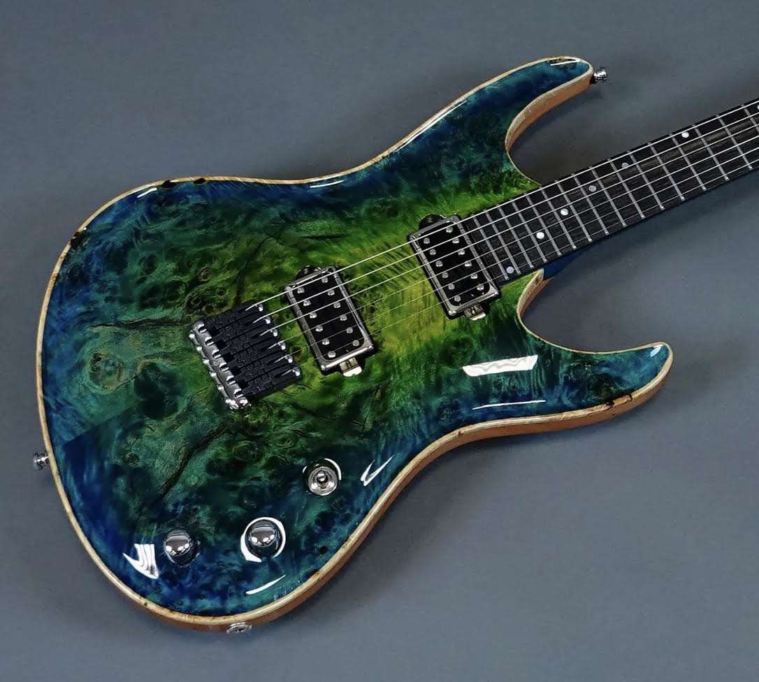 Valenti Nebula Carved - Richards Guitars Of Stratford Upon Avon