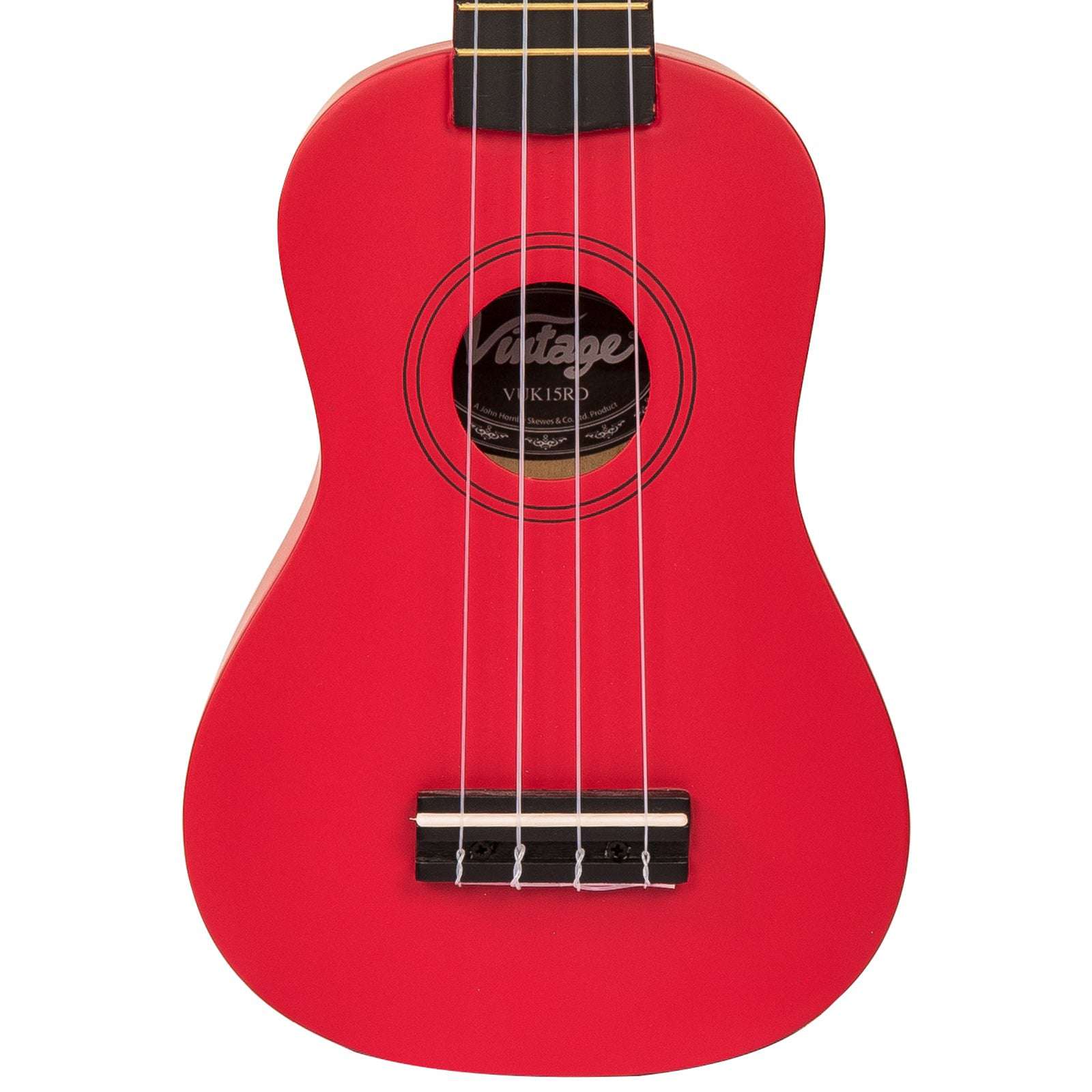 Vintage Soprano Ukulele ~ Satin Red - Richards Guitars Of Stratford Upon Avon