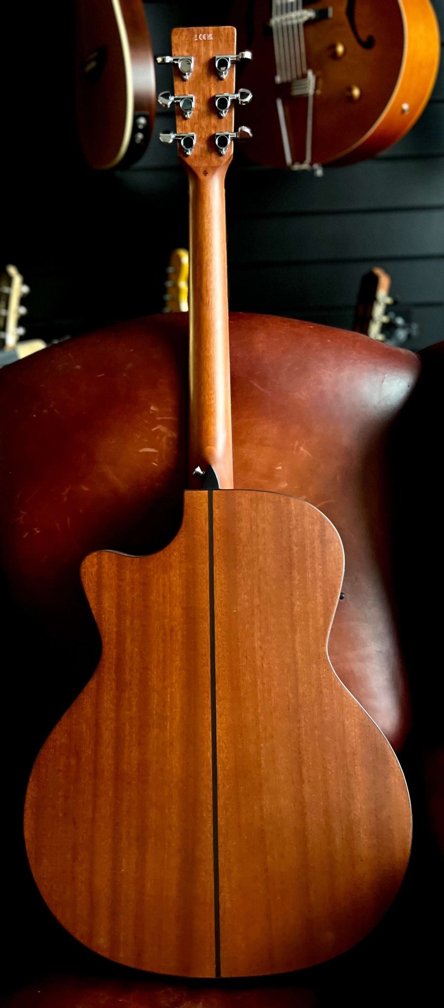 Vintage VGA990 Electro - Acoustic Sweetwater Guitar ~ Sunburst - Richards Guitars Of Stratford Upon Avon