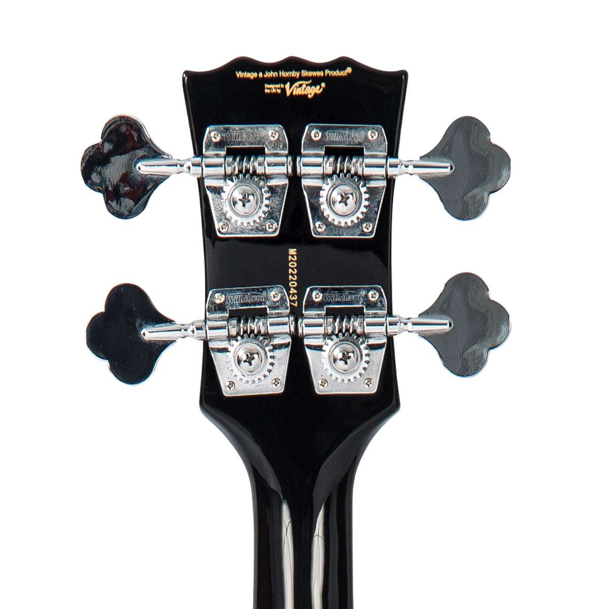Vintage VS4 ReIssued Bass Guitar ~ Boulevard Black - Richards Guitars Of Stratford Upon Avon