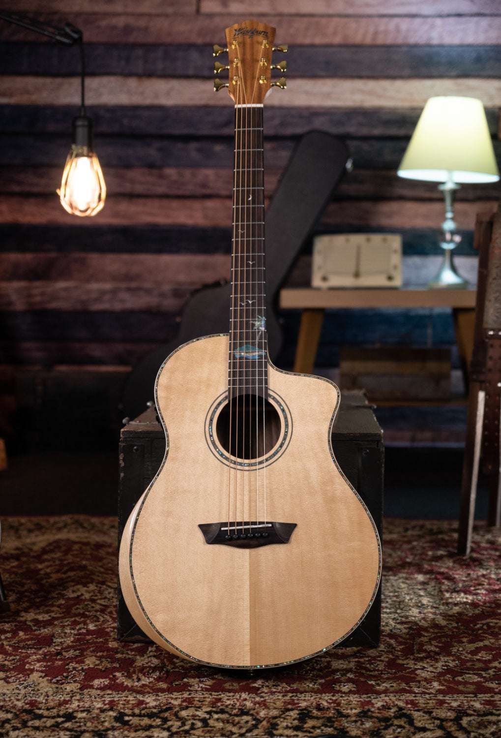 Washburn Bella Tono ALLURE SC56S - Natural Electro Acoustic Guitar - Richards Guitars Of Stratford Upon Avon