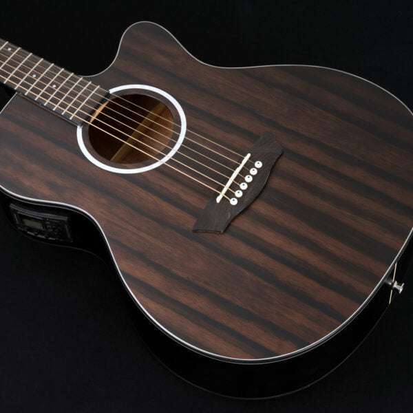 Washburn EBONY ACE - Grand Auditorium - Natural Matte Electro Acoustic Guitar - Richards Guitars Of Stratford Upon Avon
