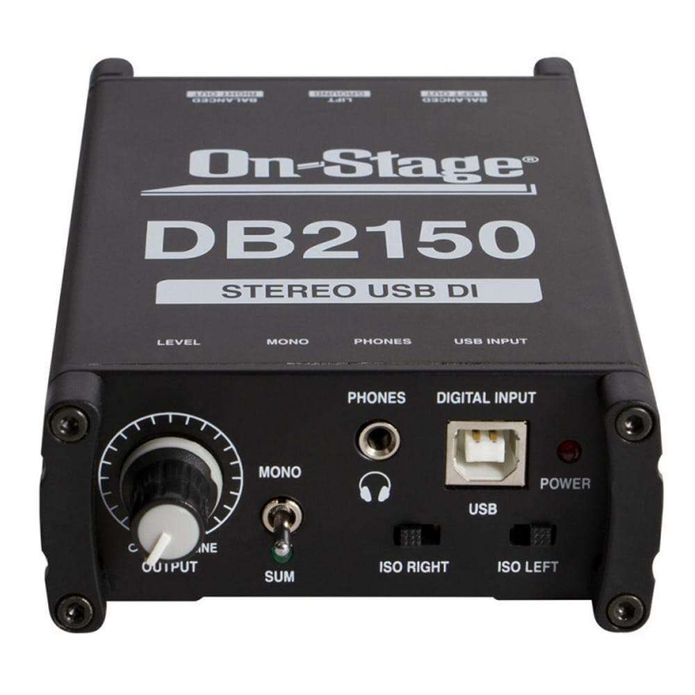 On-Stage USB DI Box, for sale at Richards Guitars.